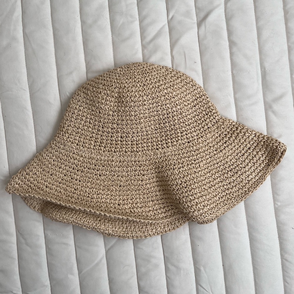 Tan Crochet Hat